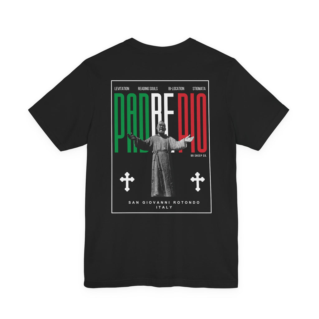 Padre Pio × Italy — "Pray, Hope, Don't Worry" Tee | Saints of the Pitch