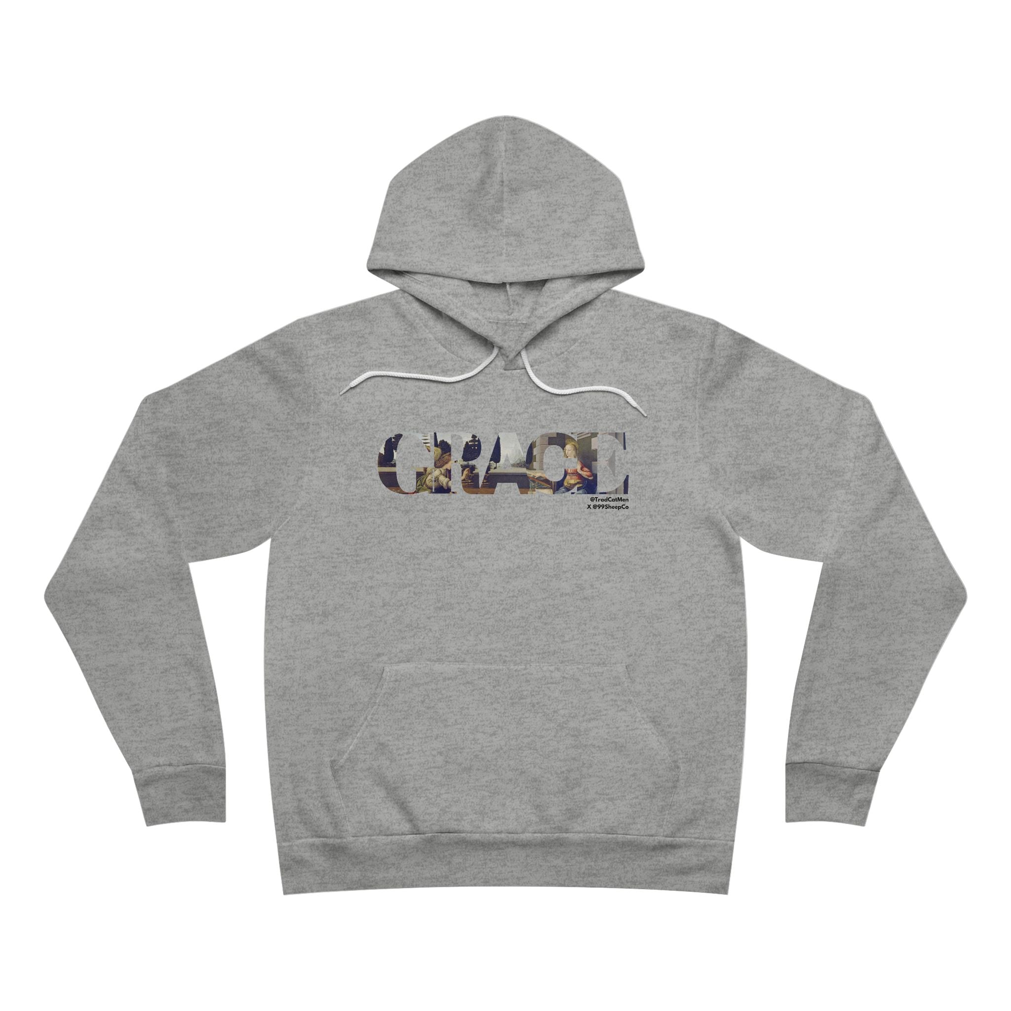 Sacramental Grace Premium Unisex Hoodie -  Annunciation & Eucharist
