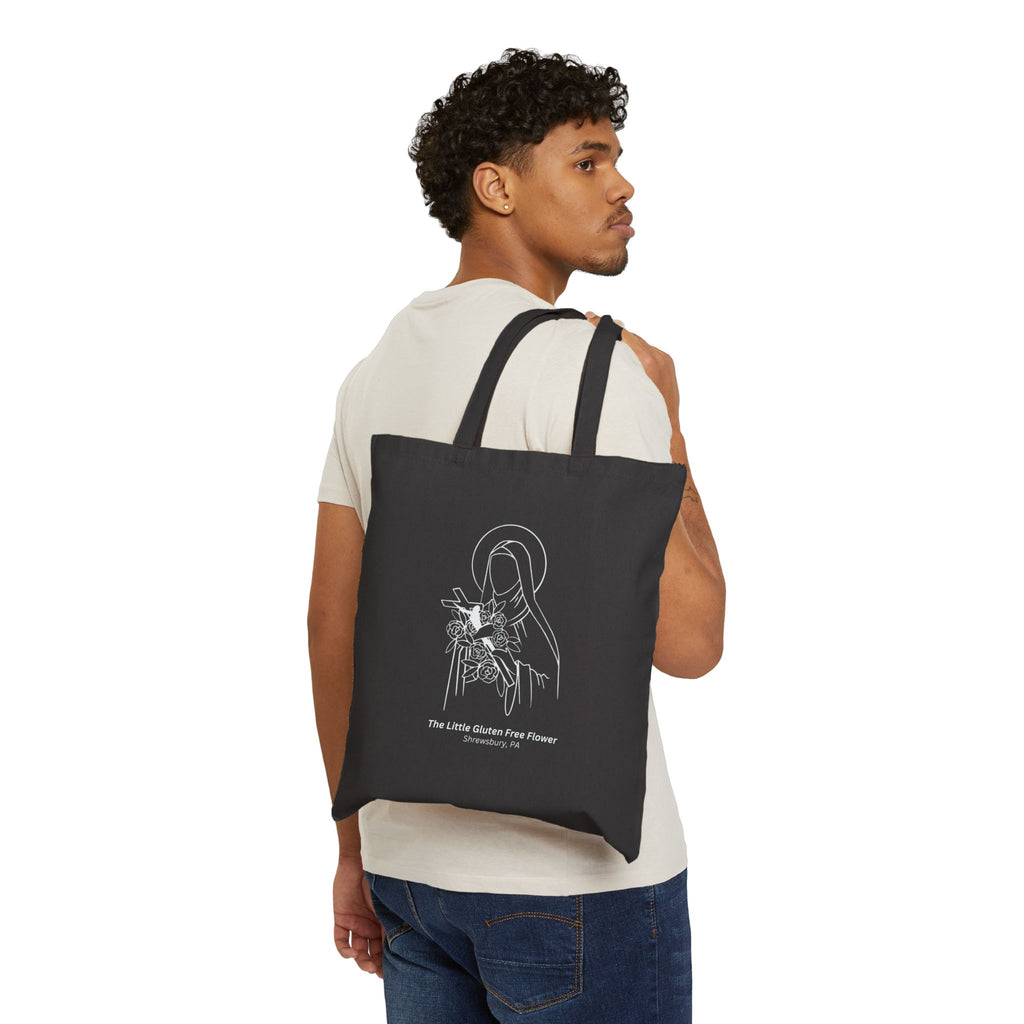 The Little Gluten Free Flower Cotton Canvas Tote Bag