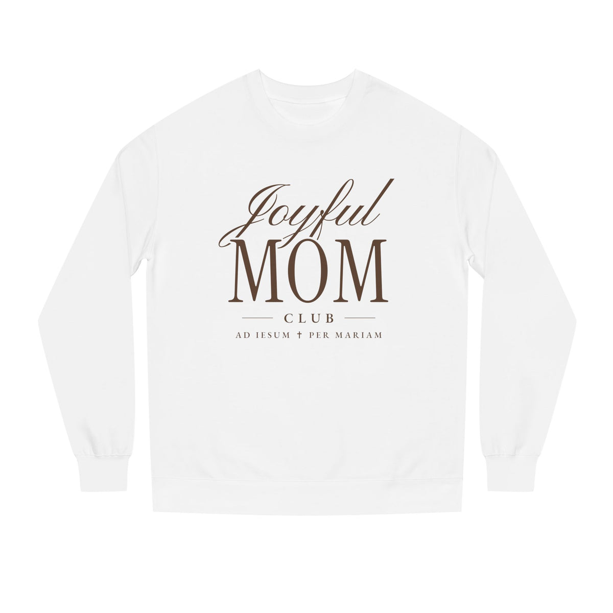 Joyful Mom Club Sweatshirt - Premium Women's Crew Neck