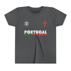 Our Lady of Fátima Catholic T-Shirt · Portugal Soccer Youth Tee · Unisex Marian Devotion Apparel · Made in USA · 100% Profits Donated · 2026