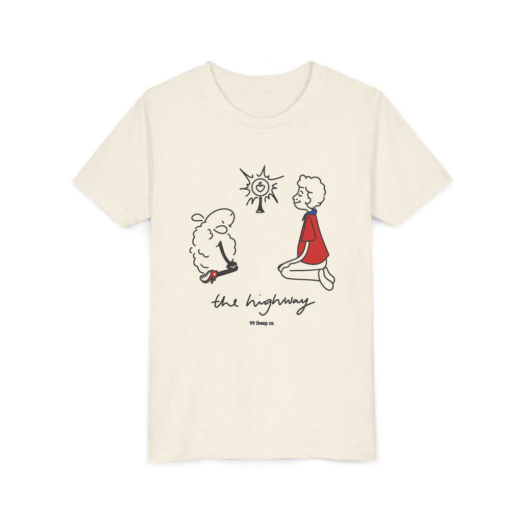 Carlo Acutis The Eucharist - 99 Sheep Signature Collection - Premium Unisex Youth Shirt