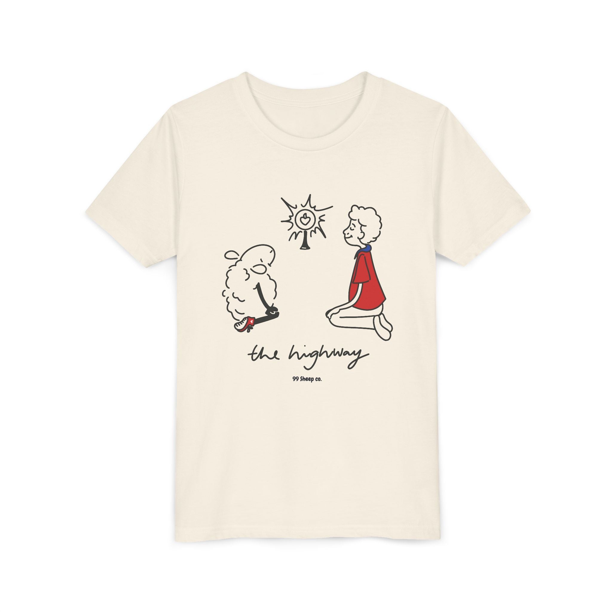 Carlo Acutis The Eucharist - 99 Sheep Signature Collection - Premium Unisex Youth Shirt