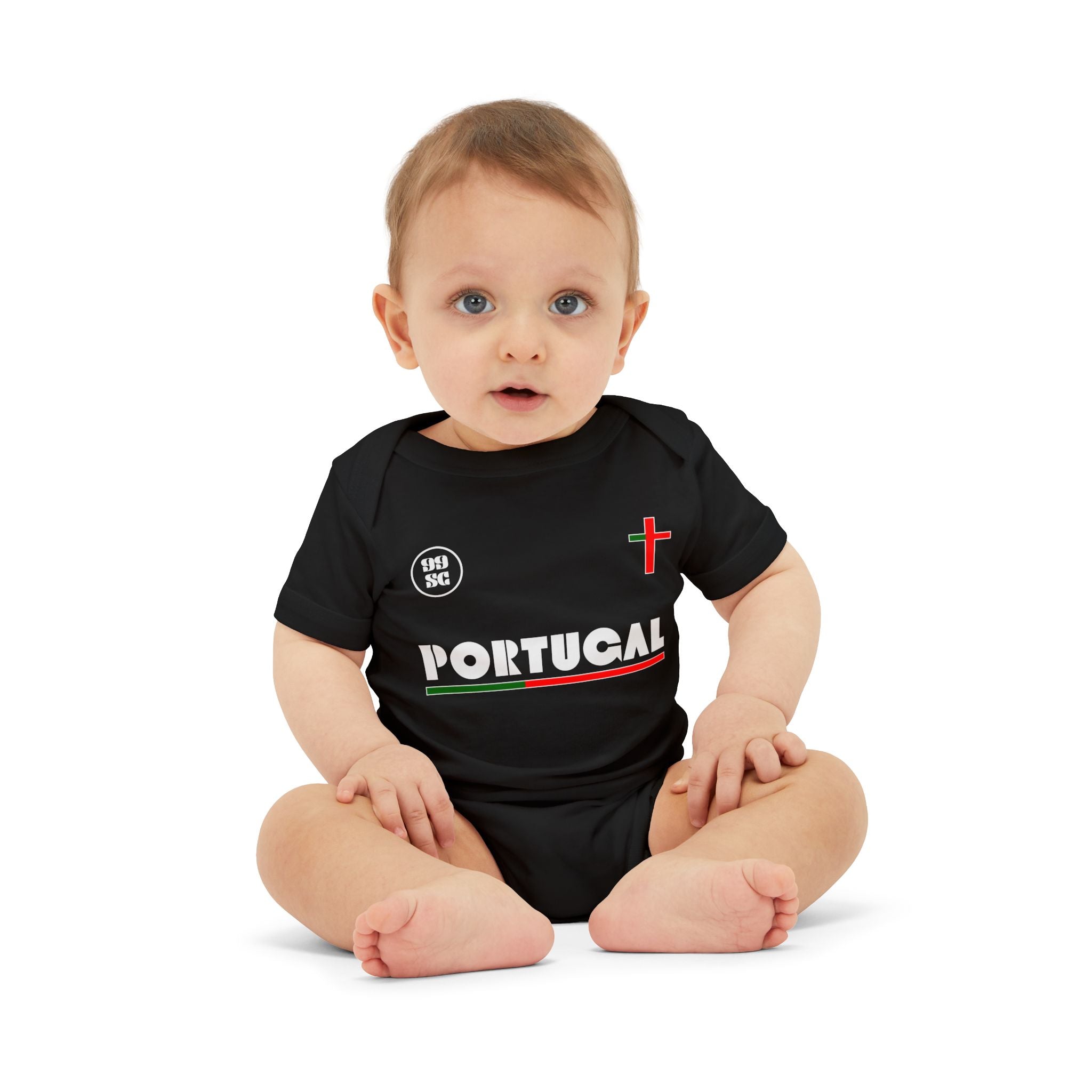Our Lady of Fátima Catholic Onesie · Portugal Soccer · Premium Unisex Marian Devotion Apparel · Made in USA · 100% Profits Donated · 2026