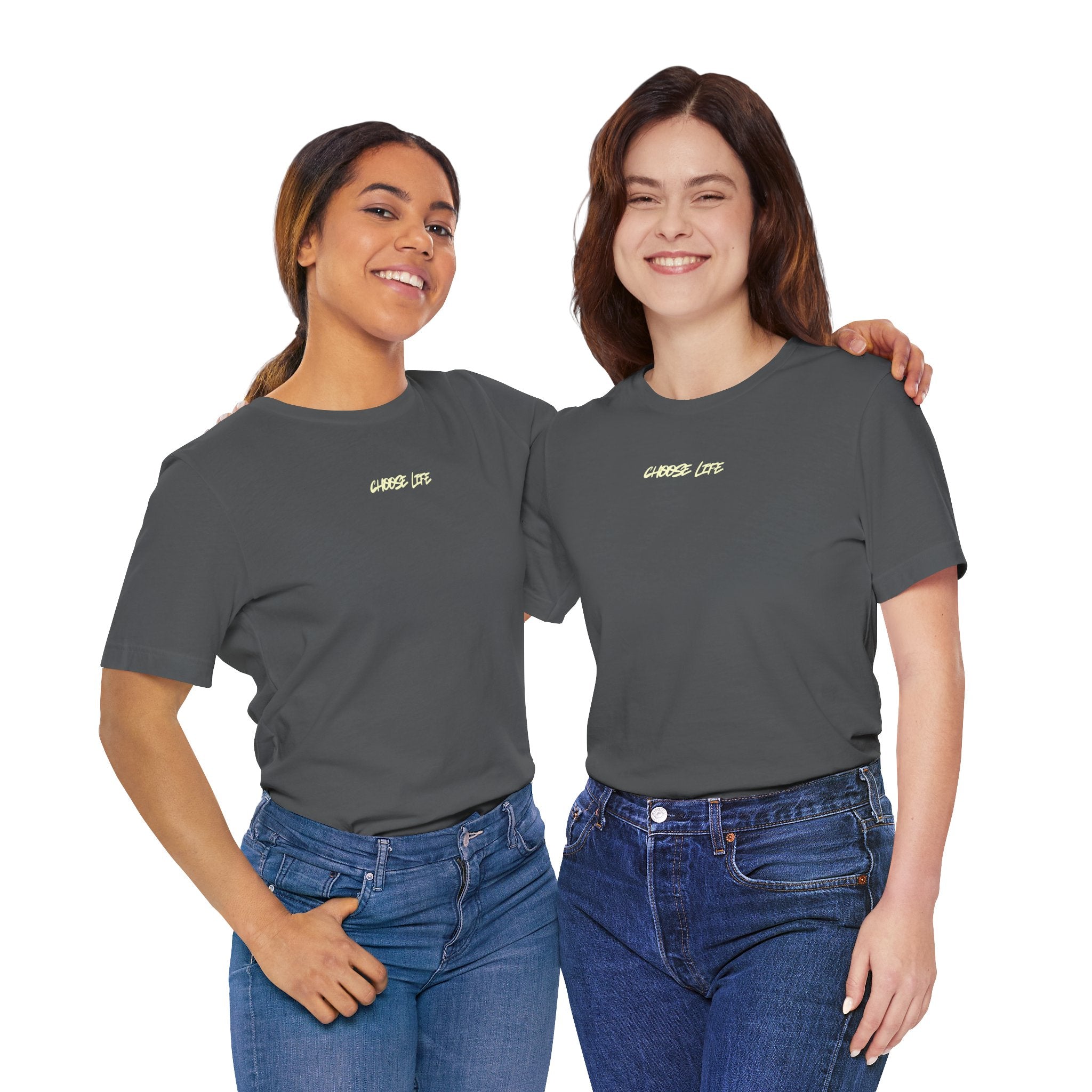 Choose Life - Unisex Tee by @thecrunchycatholicmom