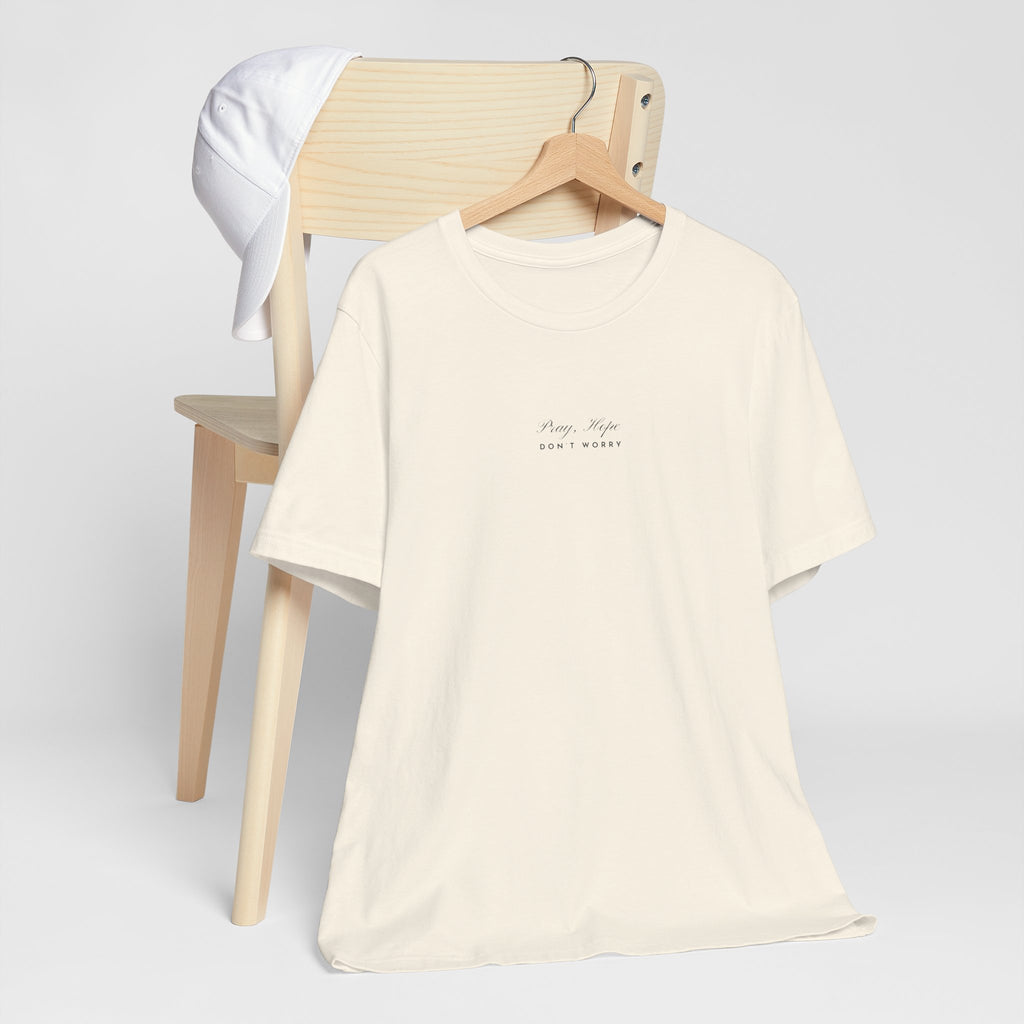 Padre Pio × Italy — "Pray, Hope, Don't Worry" Tee | Saints of the Pitch