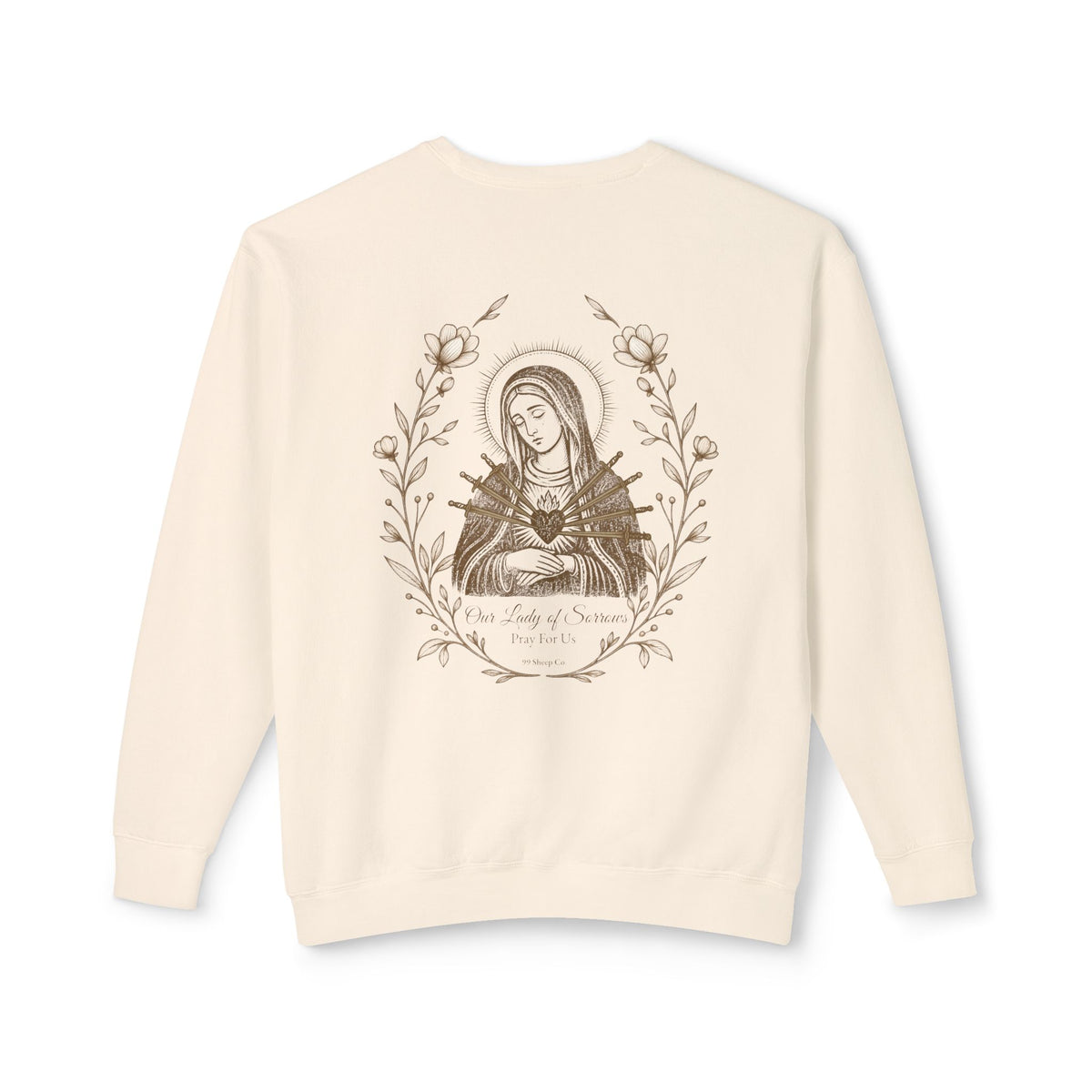 Motherhood | Our Lady of Sorrows - Premium Vintage Catholic Sweatshirt