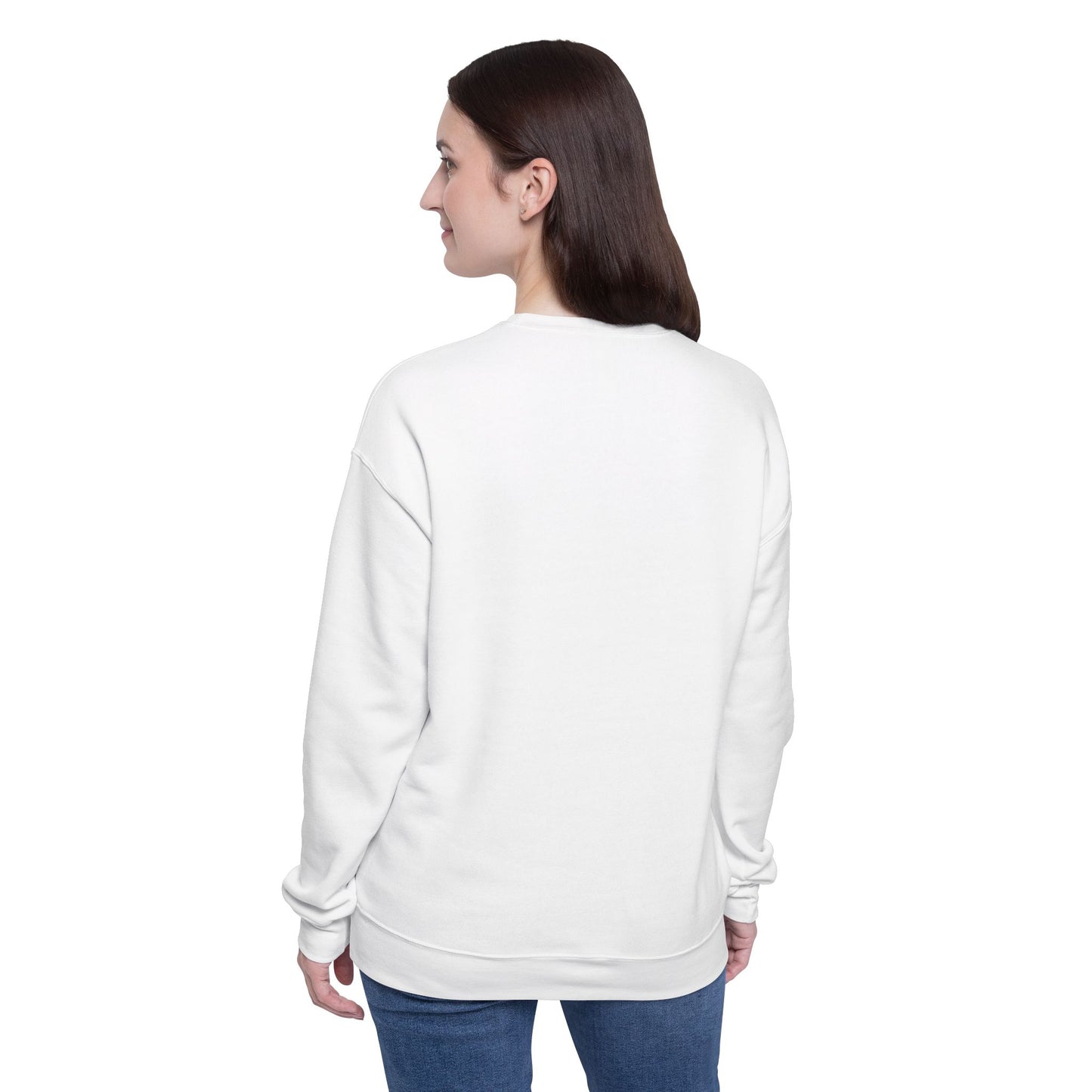 Grace - The Annunciation - Premium Unisex Drop Shoulder Sweatshirt