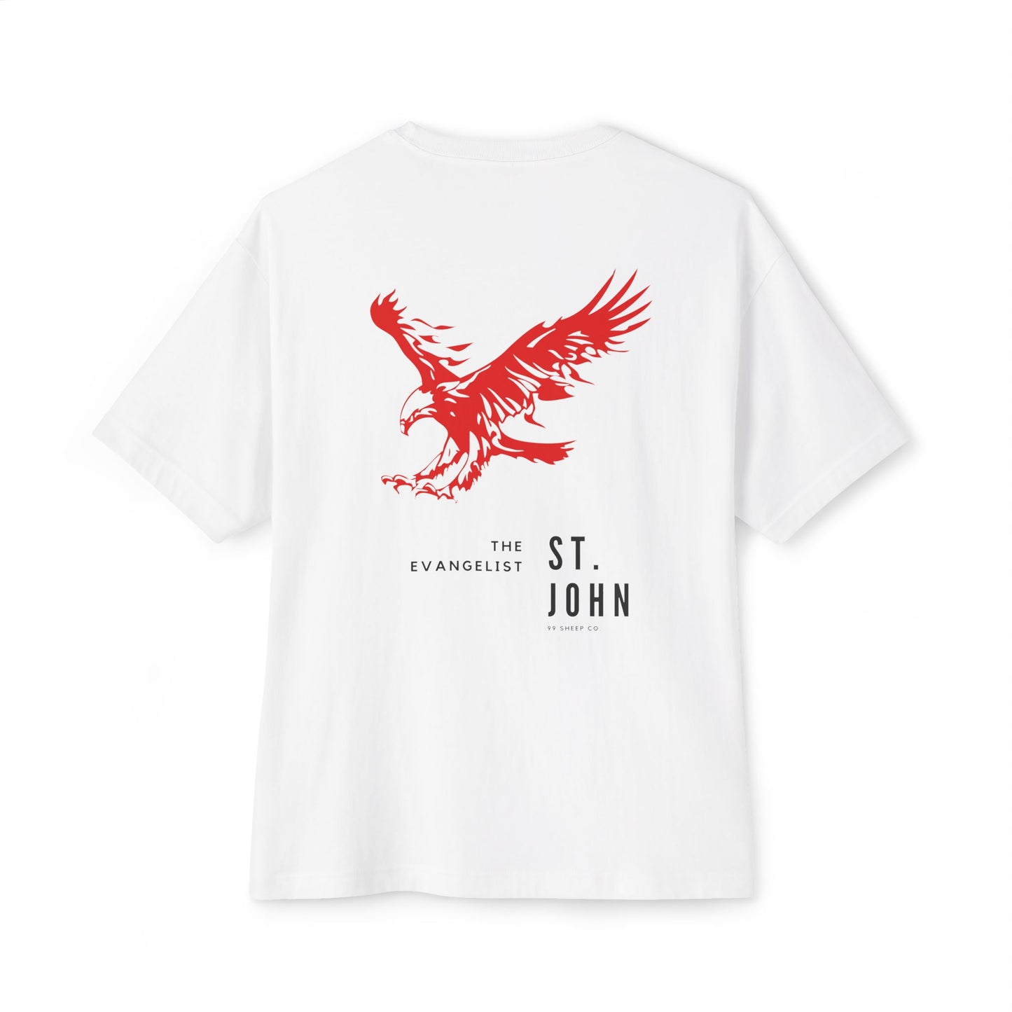 John 1:5 (Minimalist) - Unisex Oversized Boxy Tee