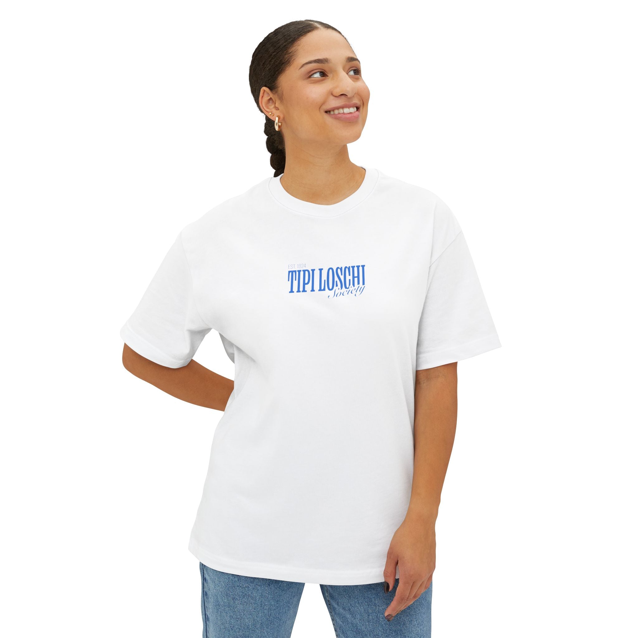 St. Pier Giorgio Frassati - Unisex Oversized Boxy Tee