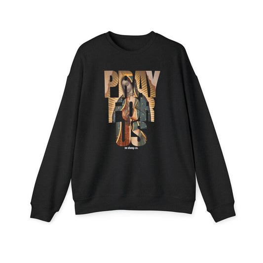 Our Lady of Guadalupe - Pray for us - Unisex Drop Shoulder Sweatshirt