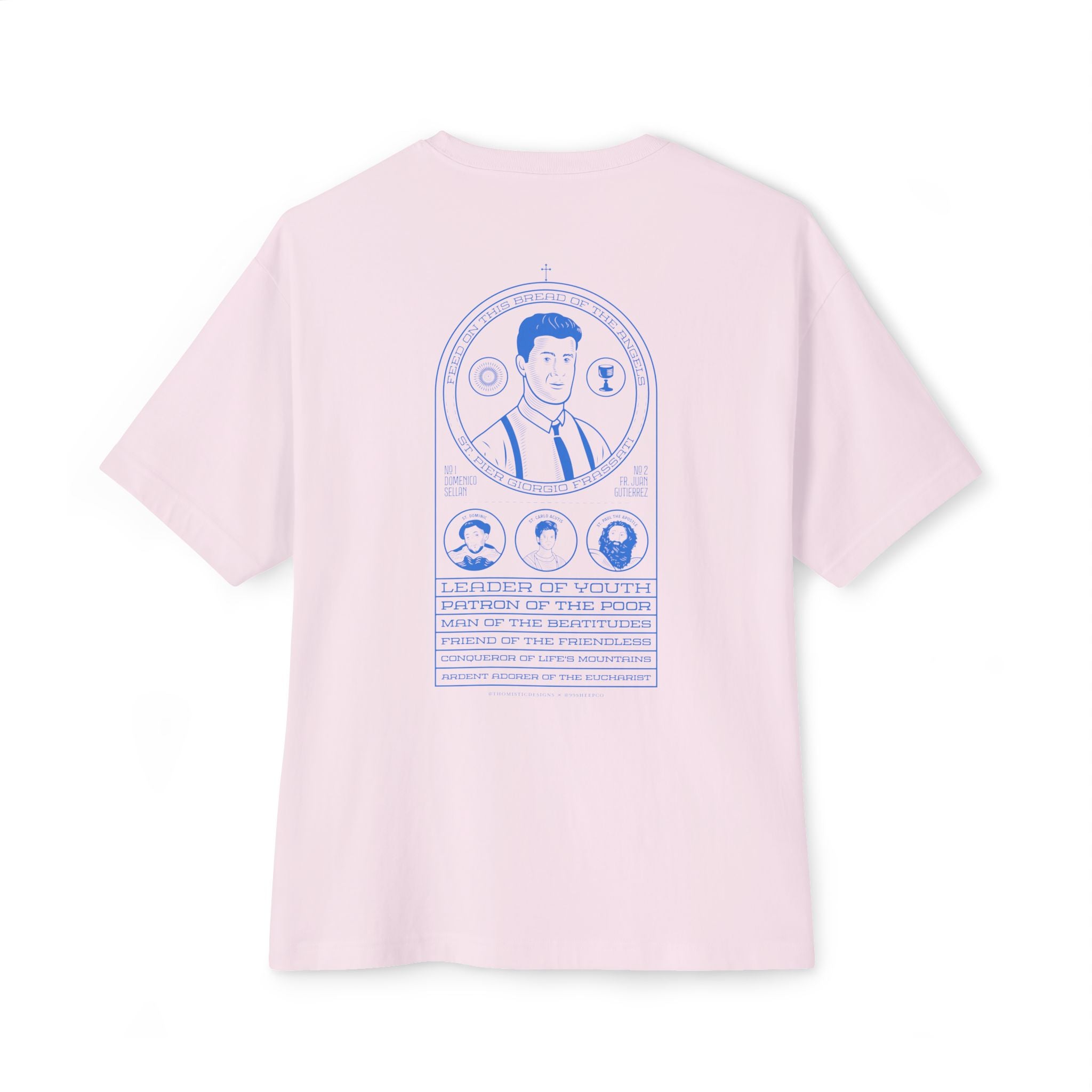 St. Pier Giorgio Frassati - Unisex Oversized Boxy Tee