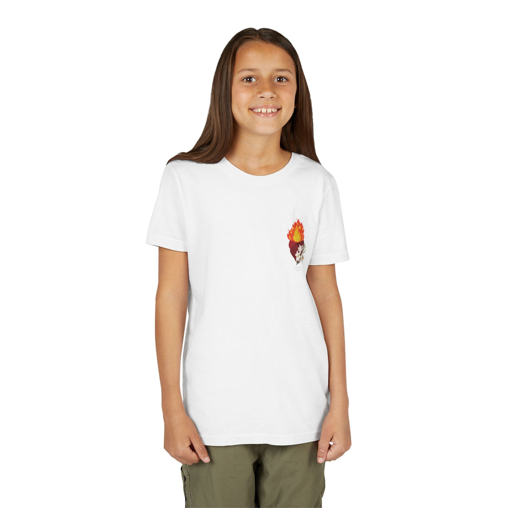 St. Joseph Chaste Heart - Unisex Youth Short Sleeve Tee - Graphic Shirt