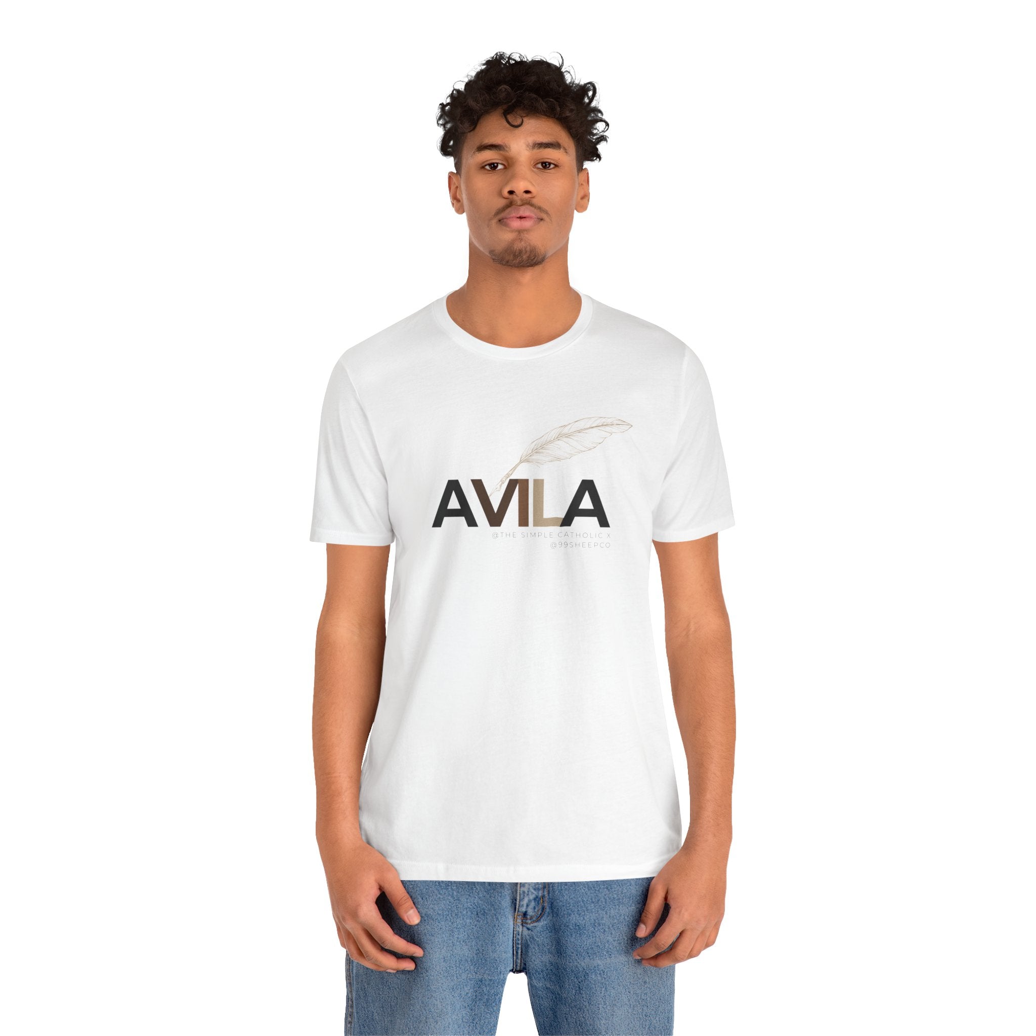 St Teresa of Avila (@TheSimpleCatholic) - Premium Unisex Tee