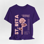 St. Rita of Cascia Women's Tee — "Nothing Is Impossible With God"