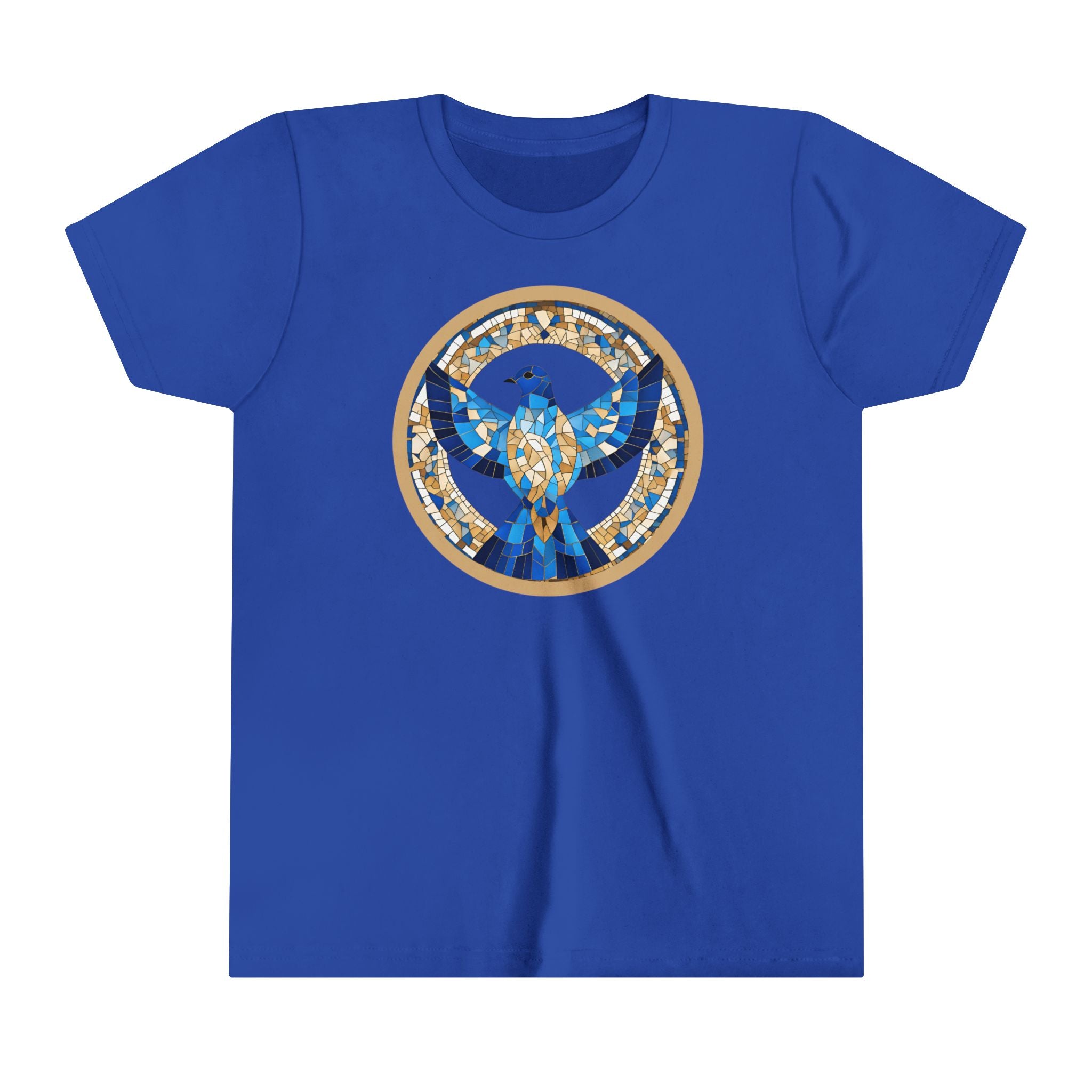 Holy Spirit Mosaic (Dove) -  Premium Youth Short Sleeve Tee