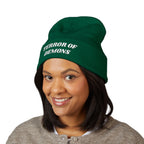 Terror of Demons Embroidered Cuffed Beanie Unisex