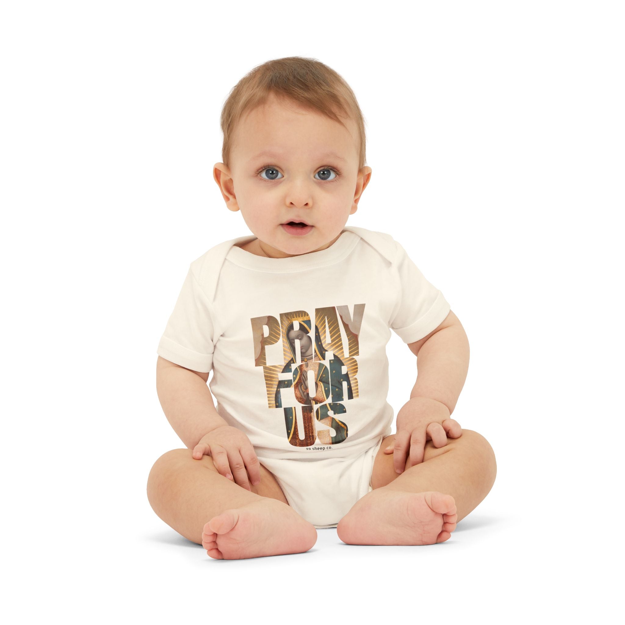 Our Lady of Guadalupe Pray For Us - Adorable Premium Baby Bodysuit