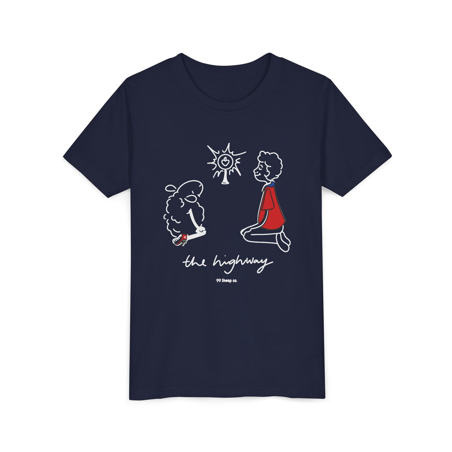 Carlo Acutis The Eucharist - 99 Sheep Signature Collection - Premium Unisex Youth Shirt