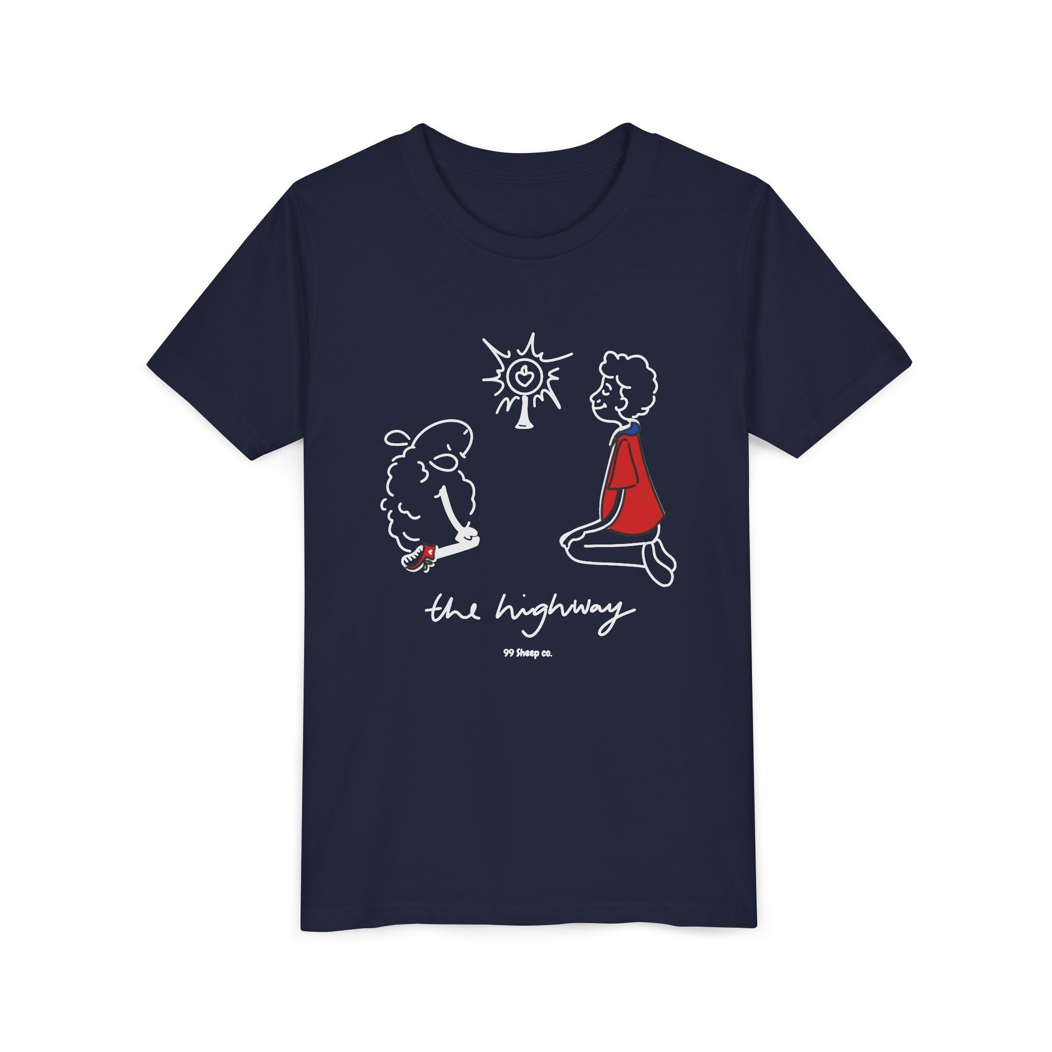 Carlo Acutis The Eucharist - 99 Sheep Signature Collection - Premium Unisex Youth Shirt
