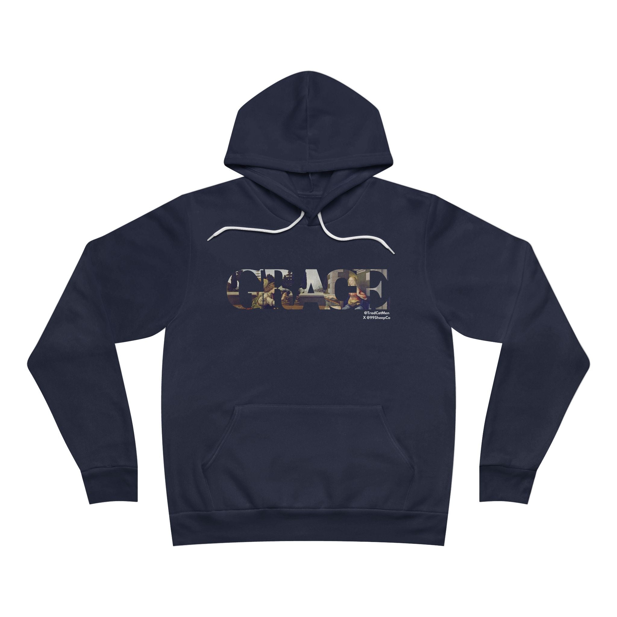 Grace - The Annunciation - Premium Unisex Pullover Hoodie