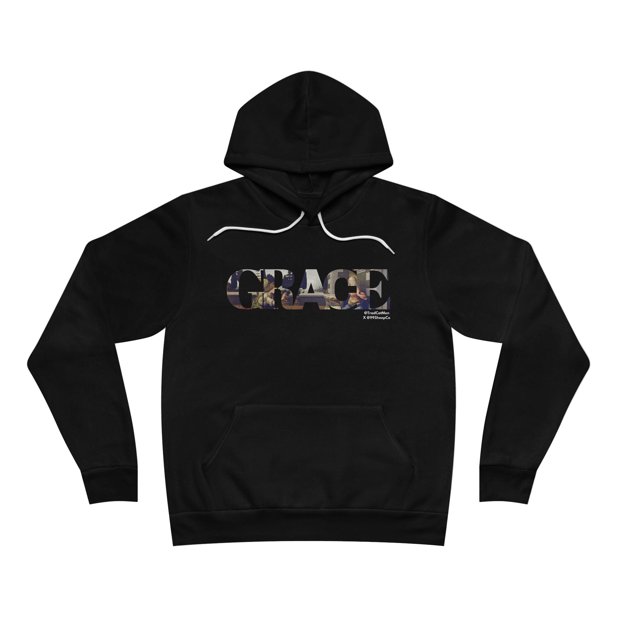 Grace - The Annunciation - Premium Unisex Pullover Hoodie