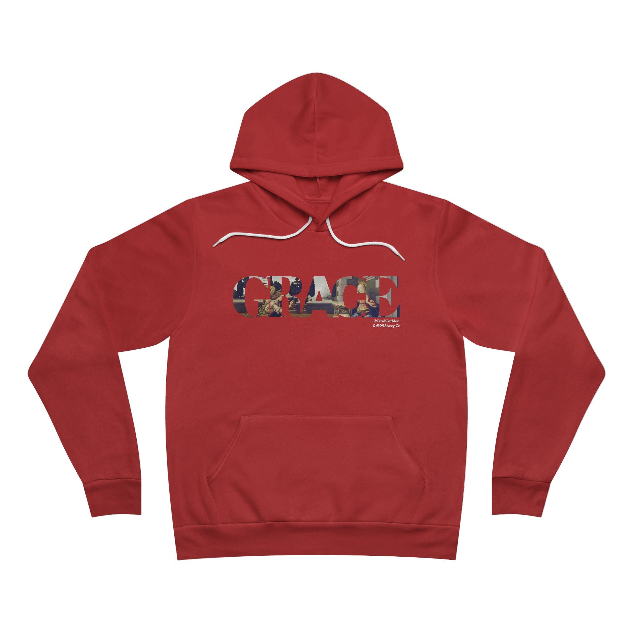 Grace - The Annunciation - Premium Unisex Pullover Hoodie