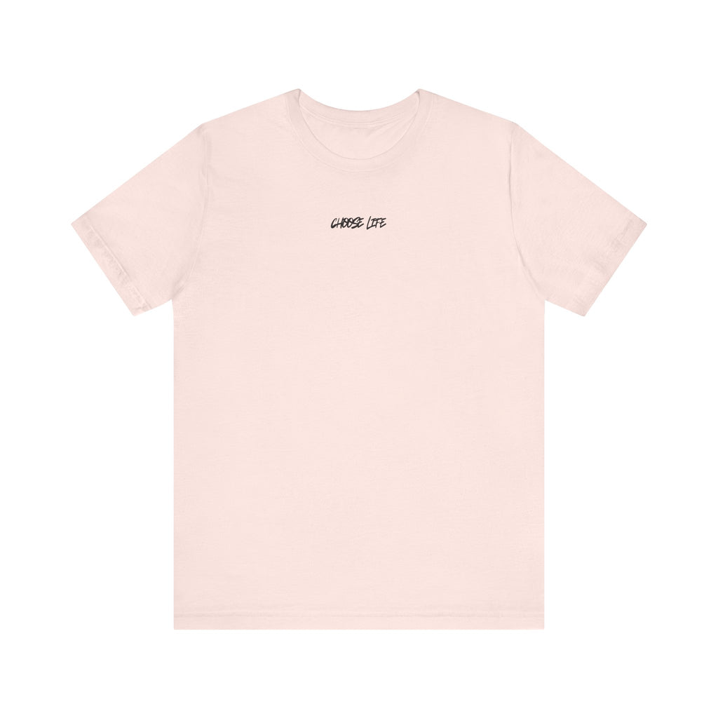 Choose Life - Unisex Tee by @thecrunchycatholicmom