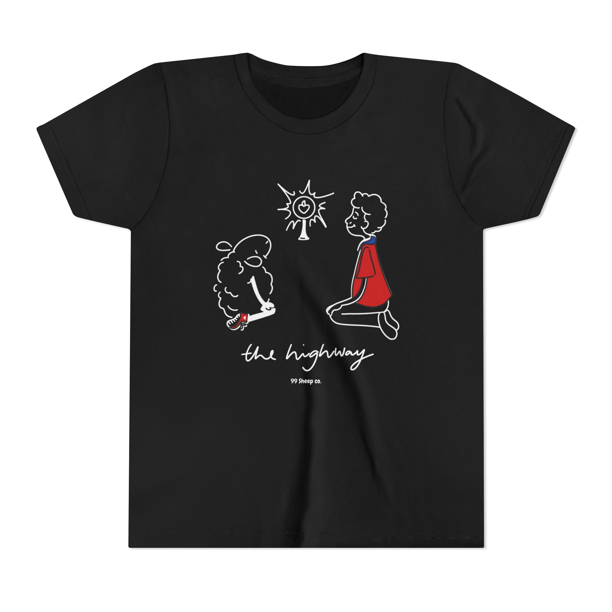 Carlo Acutis The Eucharist - 99 Sheep Signature Collection - Premium Unisex Youth Shirt