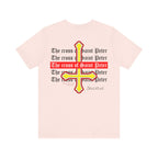 Saint Peter Cross Graphic Tee — Retro Gothic Unisex TShirt