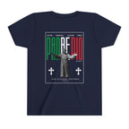 Padre Pio × Italy — "Pray, Hope, Don't Worry" Youth Tee | Saints of the Pitch