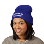 Terror of Demons Embroidered Cuffed Beanie Unisex