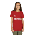 Our Lady of Fátima Catholic T-Shirt · Portugal Soccer Youth Tee · Unisex Marian Devotion Apparel · Made in USA · 100% Profits Donated · 2026