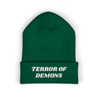Terror of Demons Embroidered Cuffed Beanie Unisex
