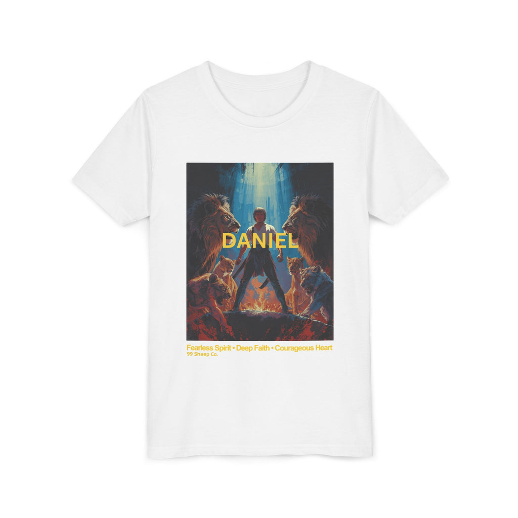 Daniel in the Lion's Den - Unisex - Youth Short Sleeve Tee - Graphic Shirt