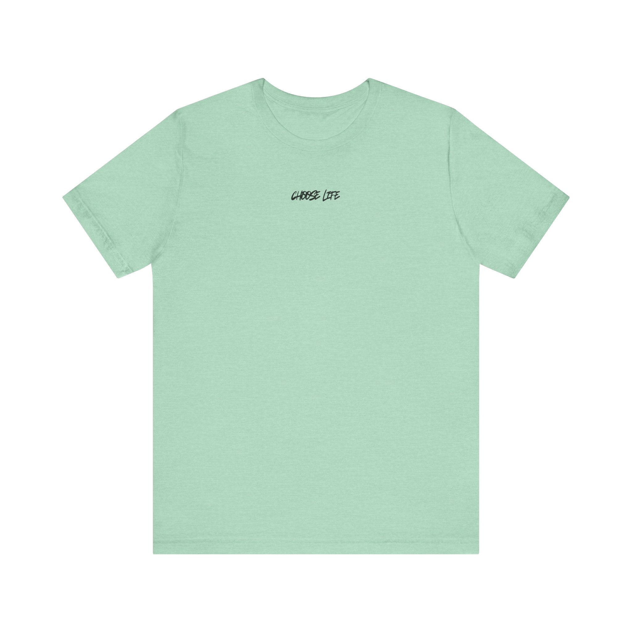 Choose Life - Unisex Tee by @thecrunchycatholicmom