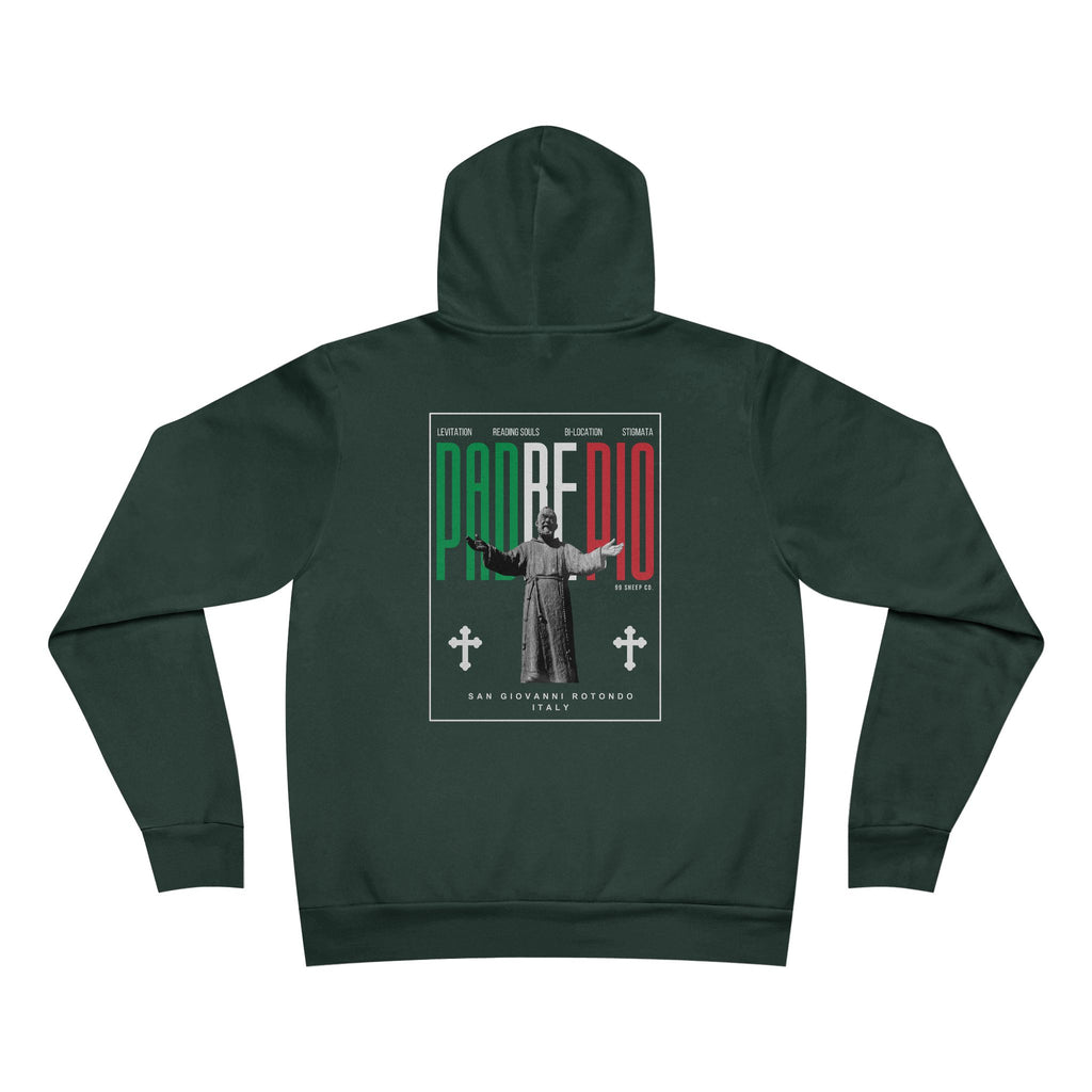 Padre Pio × Italy — "Pray, Hope, Don't Worry" Hoodie | Saints of the Pitch
