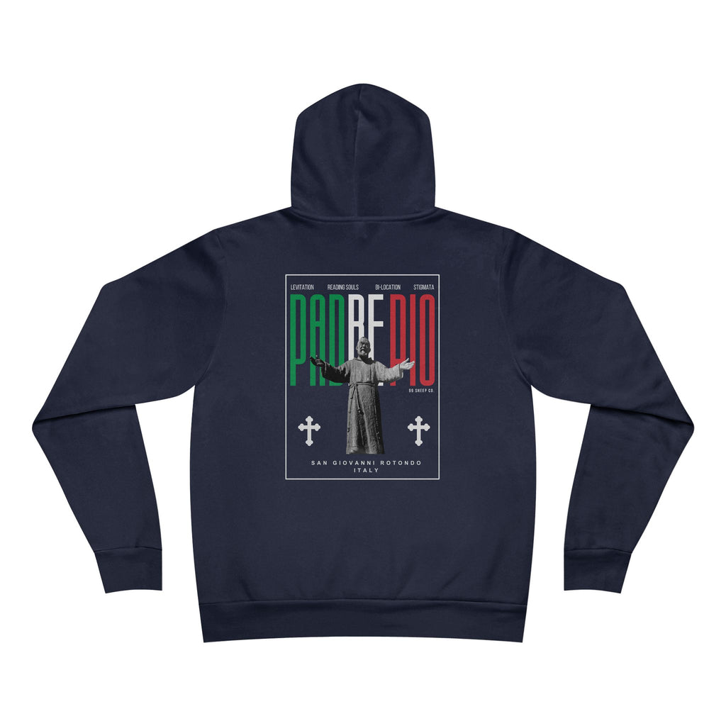 Padre Pio × Italy — "Pray, Hope, Don't Worry" Hoodie | Saints of the Pitch