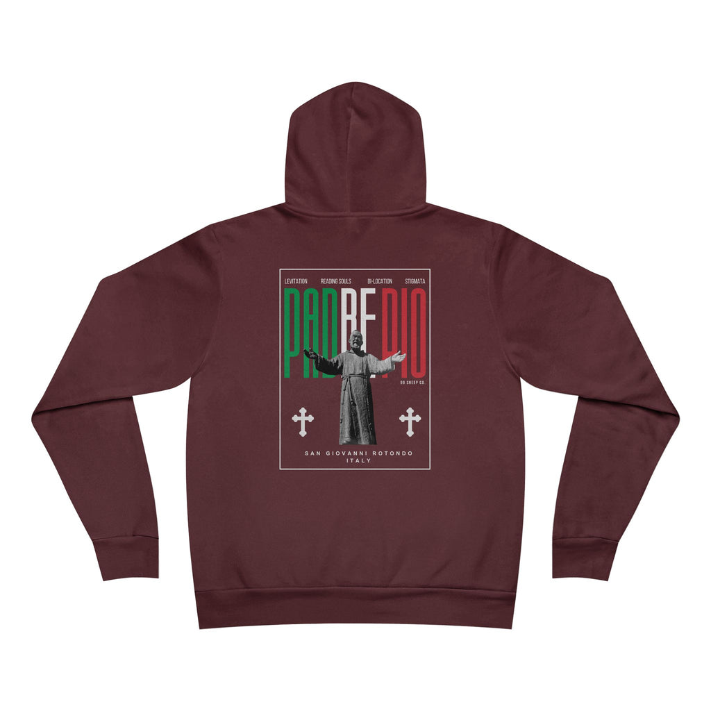 Padre Pio × Italy — "Pray, Hope, Don't Worry" Hoodie | Saints of the Pitch