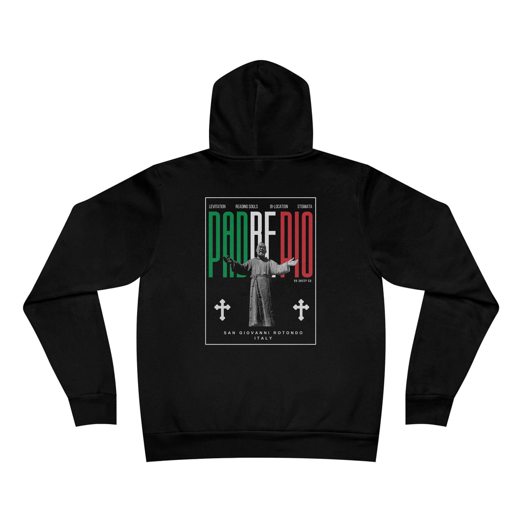 Padre Pio × Italy — "Pray, Hope, Don't Worry" Hoodie | Saints of the Pitch