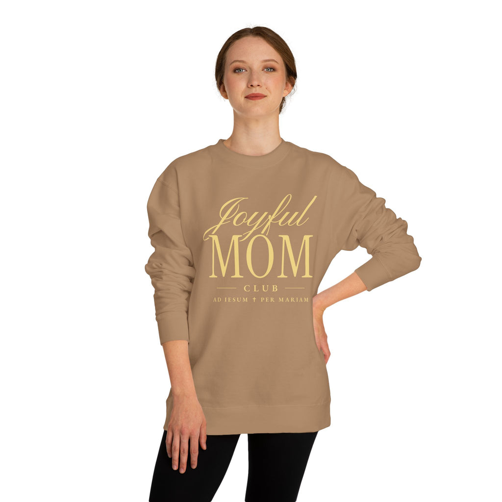 Joyful Mom Club Sweatshirt - Premium Women's Crew Neck
