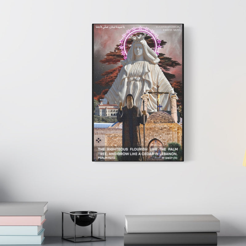 Our Lady of Lebanon Matte Canvas Charity Print — 