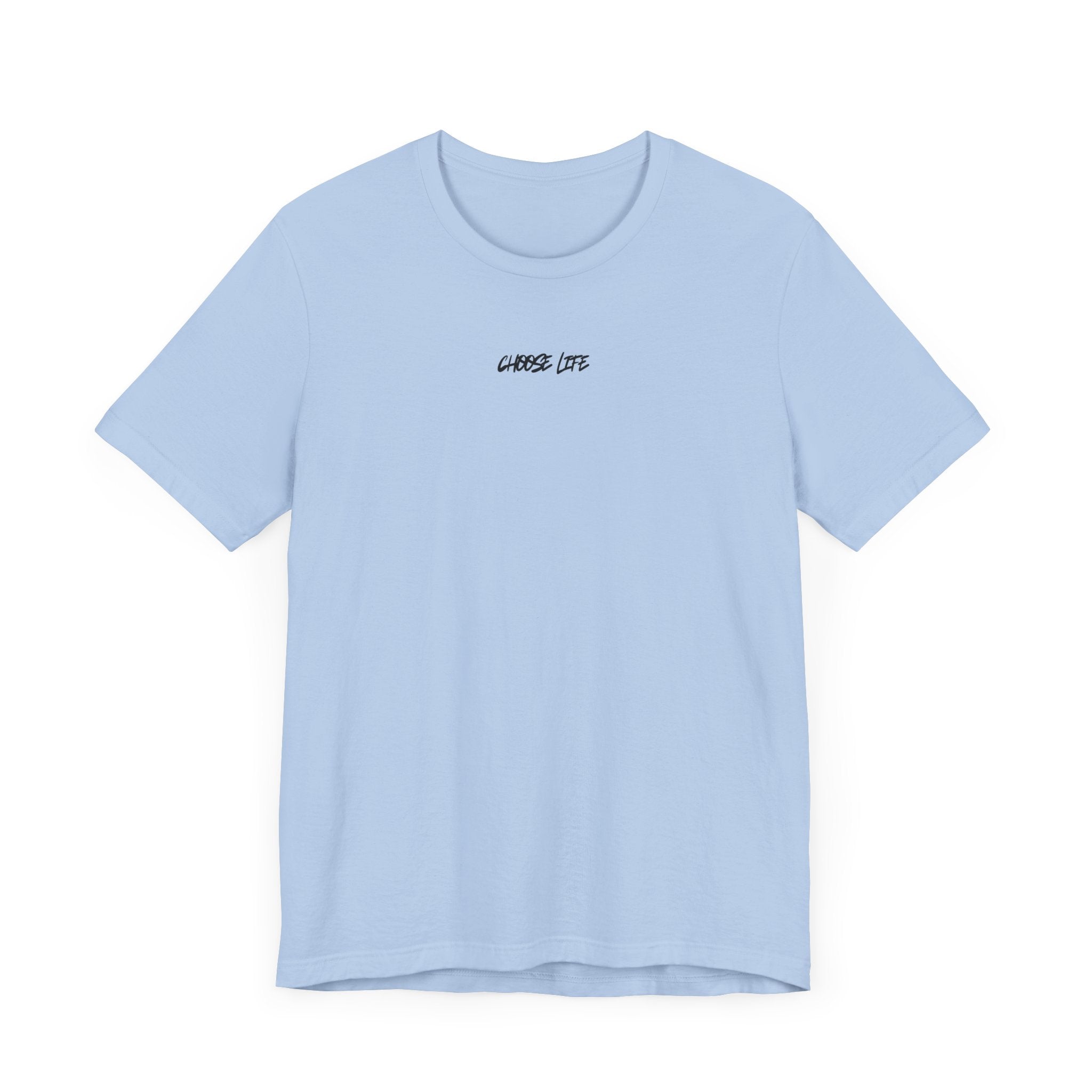 Choose Life - Unisex Tee by @thecrunchycatholicmom