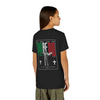 Padre Pio × Italy — "Pray, Hope, Don't Worry" Youth Tee | Saints of the Pitch