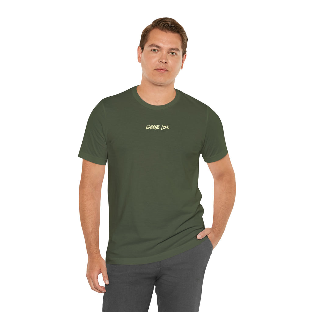 Choose Life - Unisex Tee by @thecrunchycatholicmom