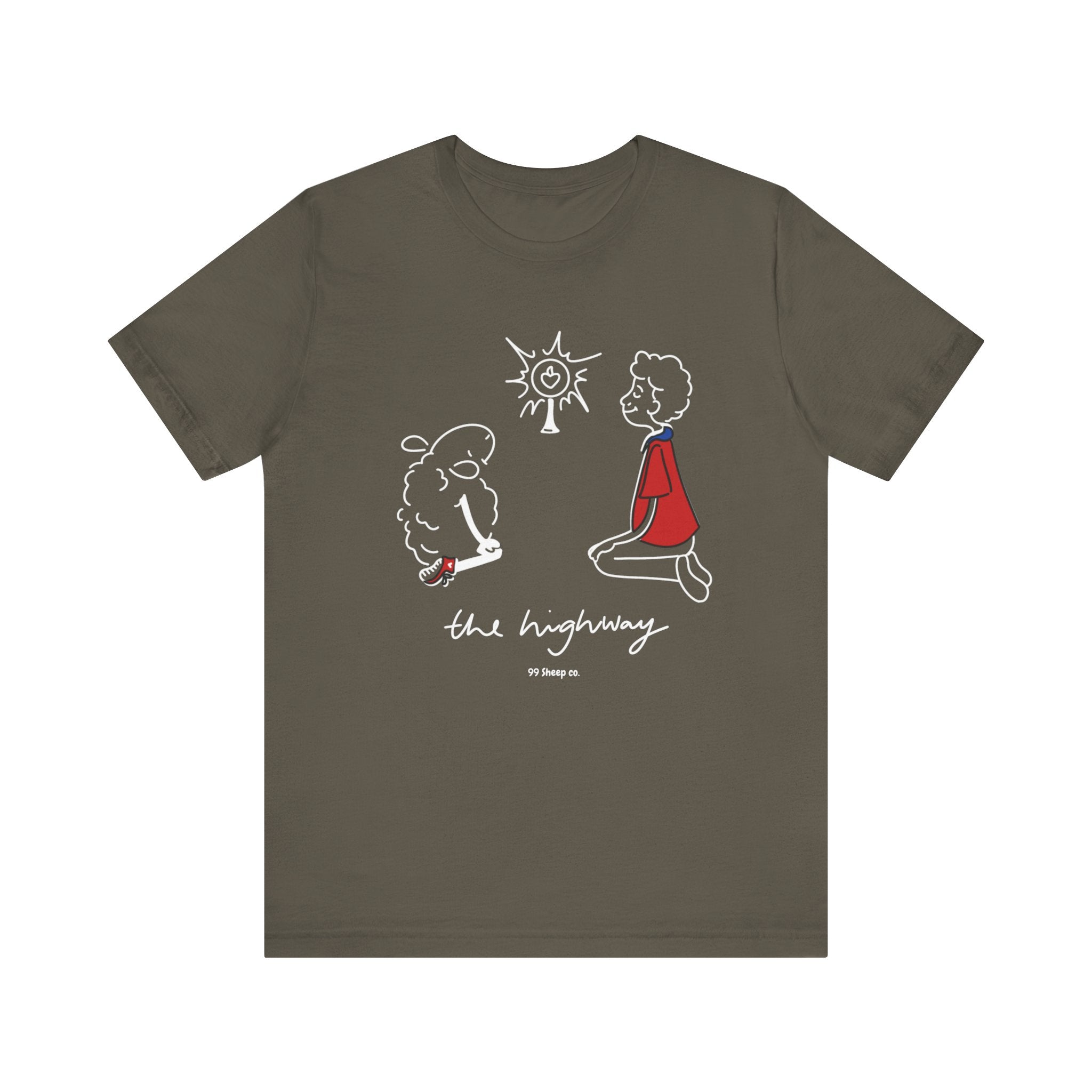 Carlo Acutis The Eucharist - 99 Sheep Signature Collection - Premium Unisex Adult Tee Shirt