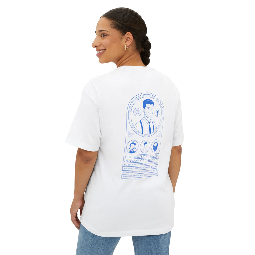 St. Pier Giorgio Frassati - Unisex Oversized Boxy Tee