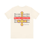 Saint Peter Cross Graphic Tee — Retro Gothic Unisex TShirt