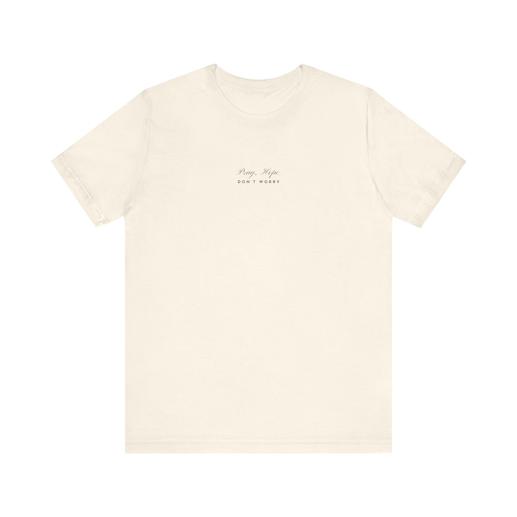 Padre Pio × Italy — "Pray, Hope, Don't Worry" Tee | Saints of the Pitch