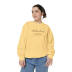 Motherhood | Our Lady of Sorrows - Premium Catholic Garment Dyed Sweatshirt